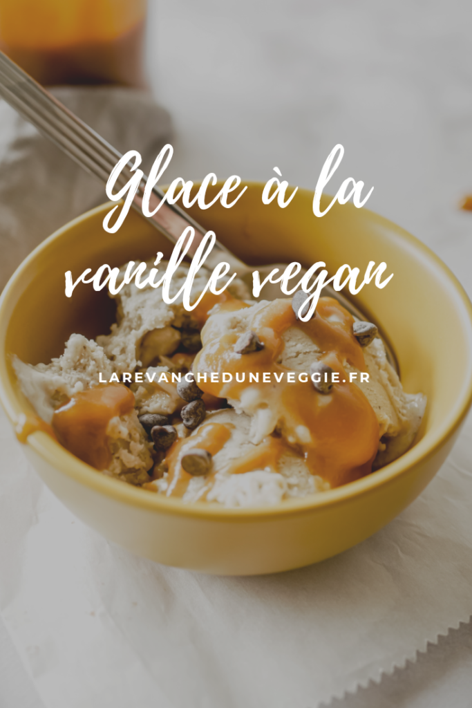 Epingle Pinterest : Glace vegan à la vanille 